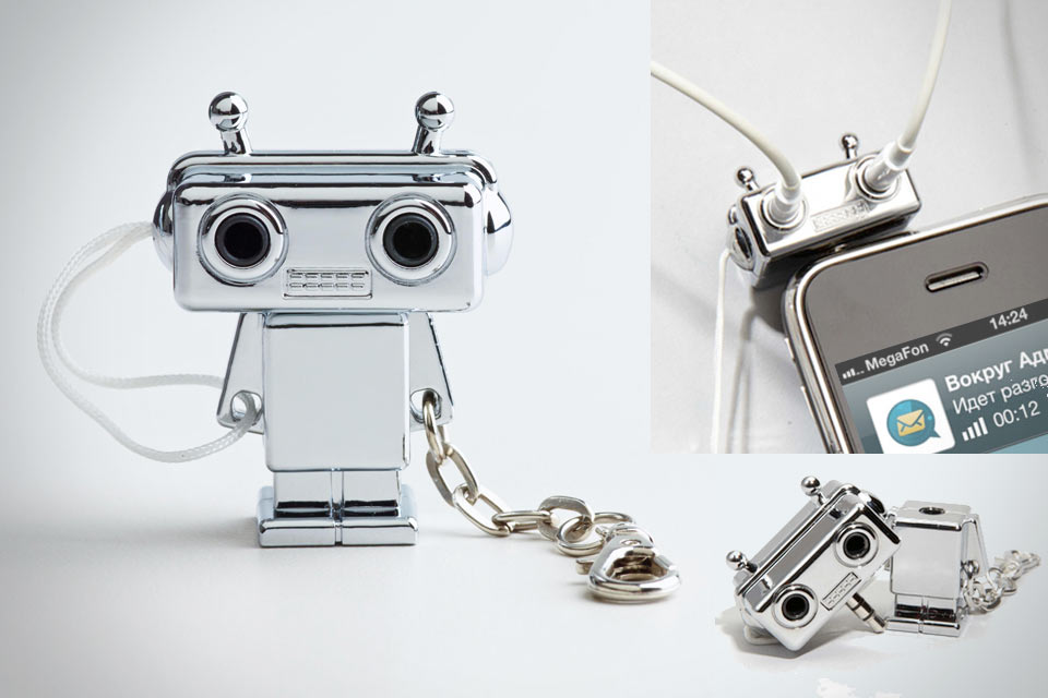 Аудио-сплиттер Robot Headphone