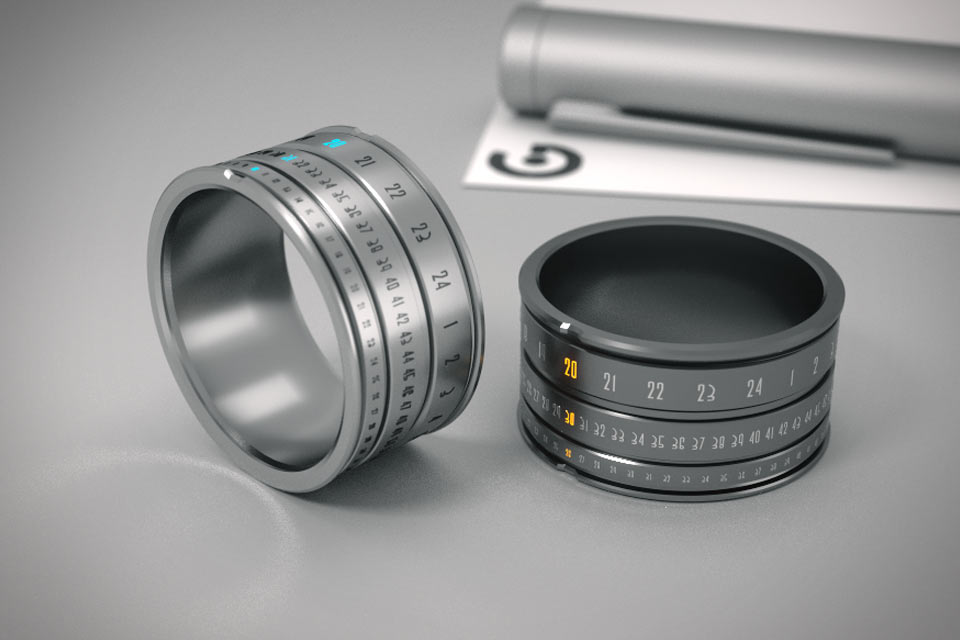 Кольцо-часы Ring Clock