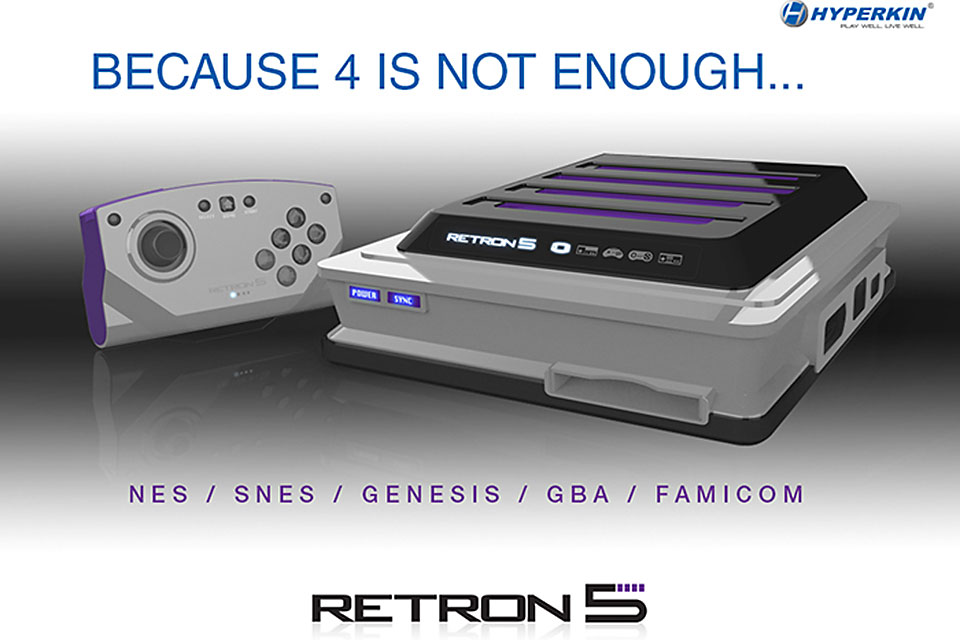 Ностальгическая игровая консоль Retron 5