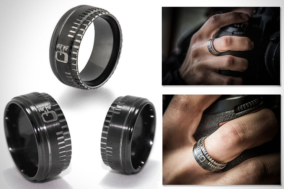 Обручальные кольца для фотографов Camera Lens Ring