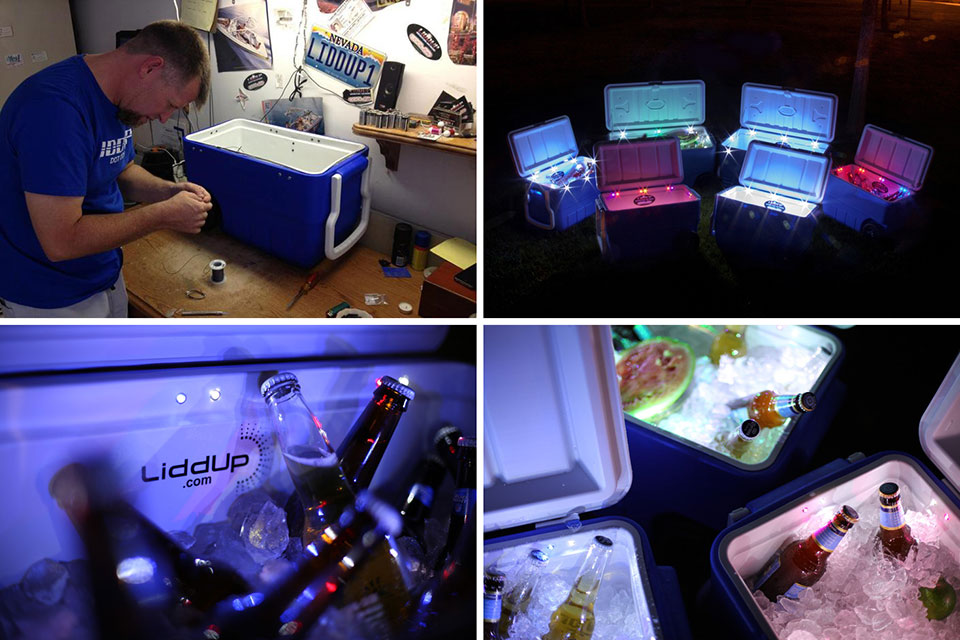 Светящийся кулер для напитков LiddUp Cooler