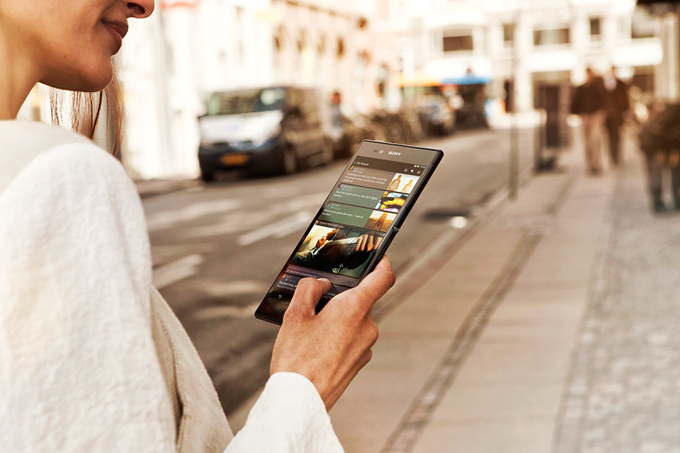 Водонепроницаемый лопатофон Sony Xperia Z Ultra
