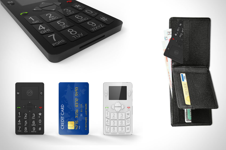 Мобильный телефон в формате кредитки Micro-Phone