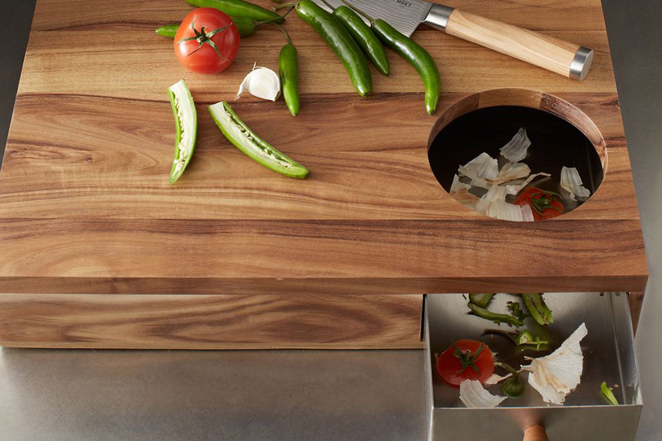 Шинковальная доска с контейнером Storage Cutting Board