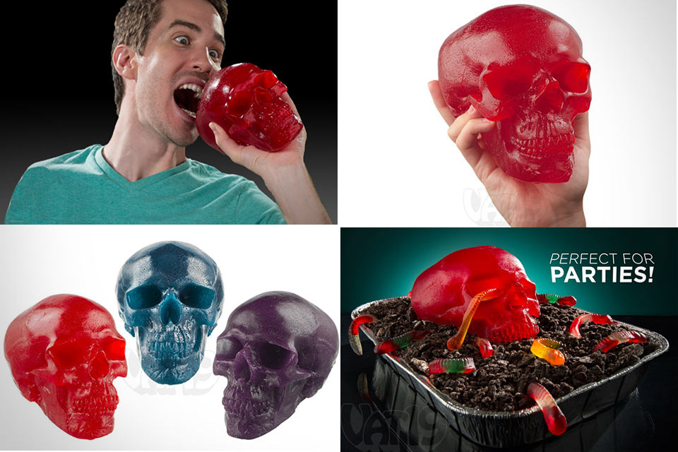 2-киллограммовый череп из жевательного мармелада Gummy Skull