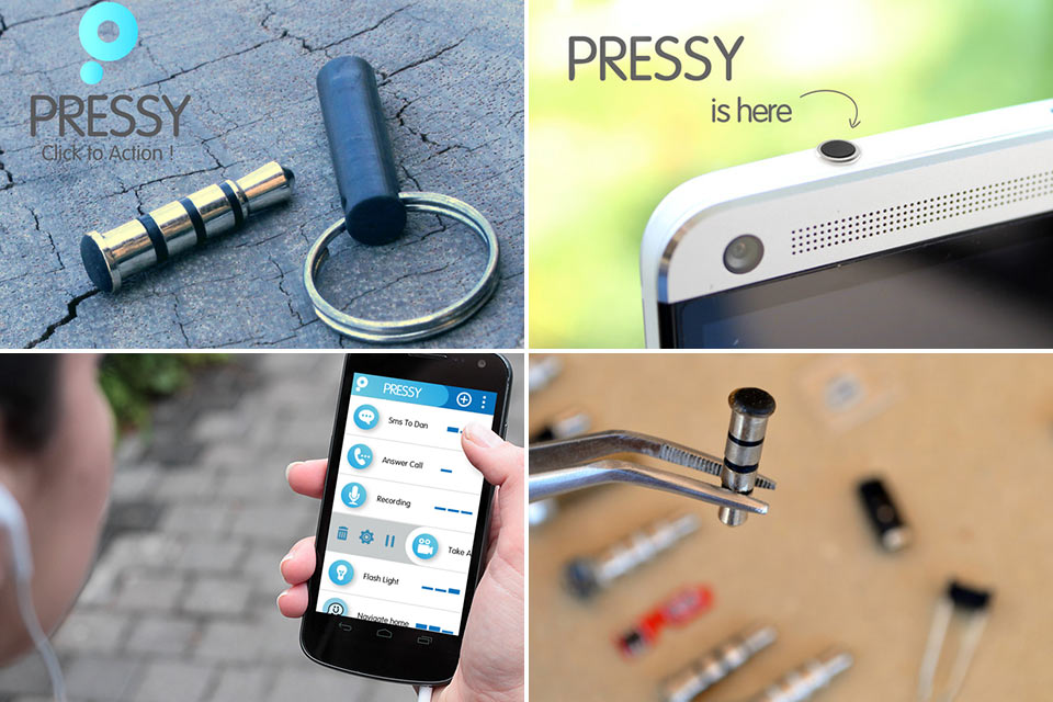 Физическая кнопка Pressy для Android-смартфонов