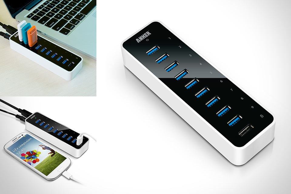 9-портовый хаб Anker USB 3.0 9-Port Hub