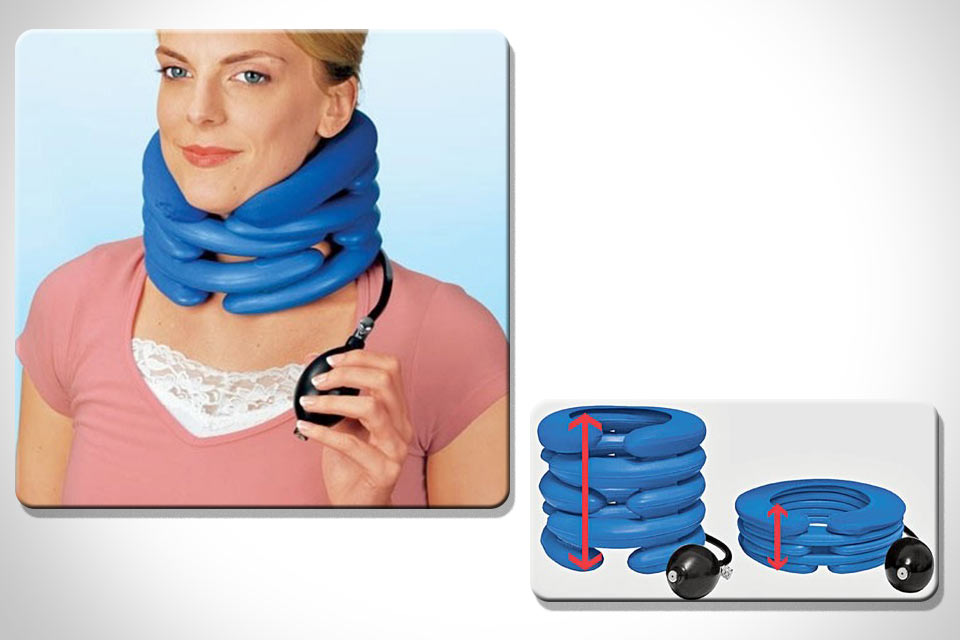 Надувной мышечный расслабитель и суппорт Neck Air Cushion для шеи