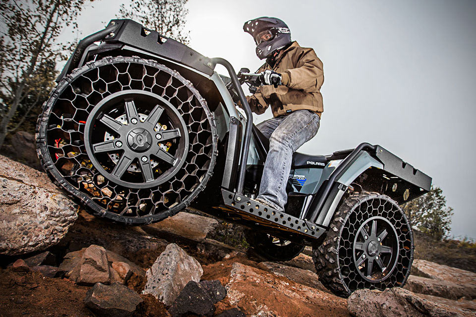 Квадроцикл Polaris Sportsman WV850 H.O. с неубиваемыми колесами