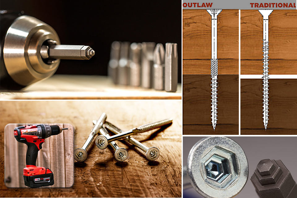 Революционные шурупы Outlaw Fasteners