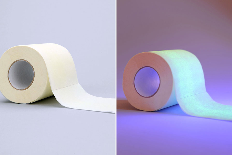 Светящаяся в темноте туалетная бумага Glow-In-The-Dark