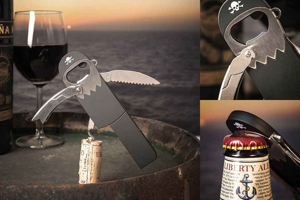 Открывашка-штопор Pirate Corkscrew в форме пирата