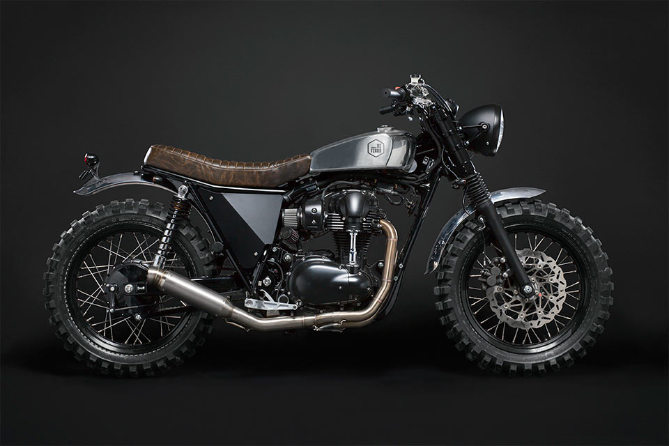 Мотоцикл Kawasaki W800 в убертюнингованном варианте от Moto Di Ferro
