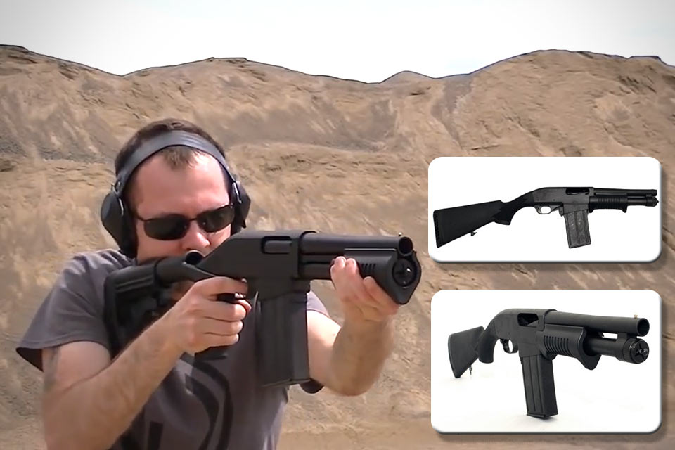 5-зарядный дробовик Dominion Arms Grizzly 8.5 Magfed Shotgun с коробчатым магазином