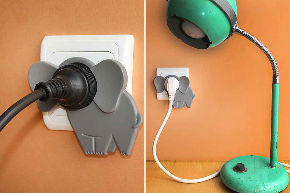 Насадка на розетку Elephant in The Room Plug в форме слона