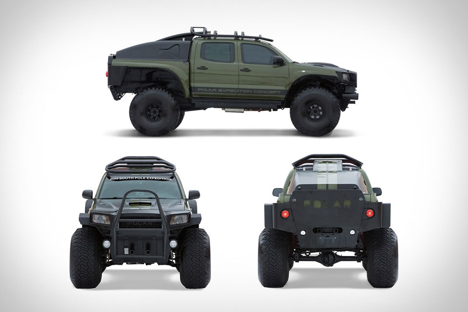 Автомобиль Toyota Tacoma Polar Expedition Truck для путешествий на Южный полюс