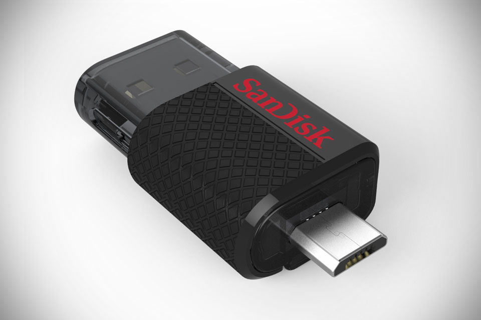 Флеш-драйв SanDisk Ultra Dual USB Drive с двумя USB-штекерами