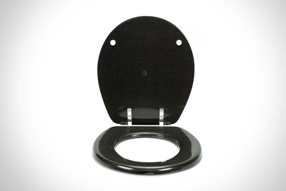 Сиденье из углеродного волокна Carbon Fiber Toilet Seat для унитаза