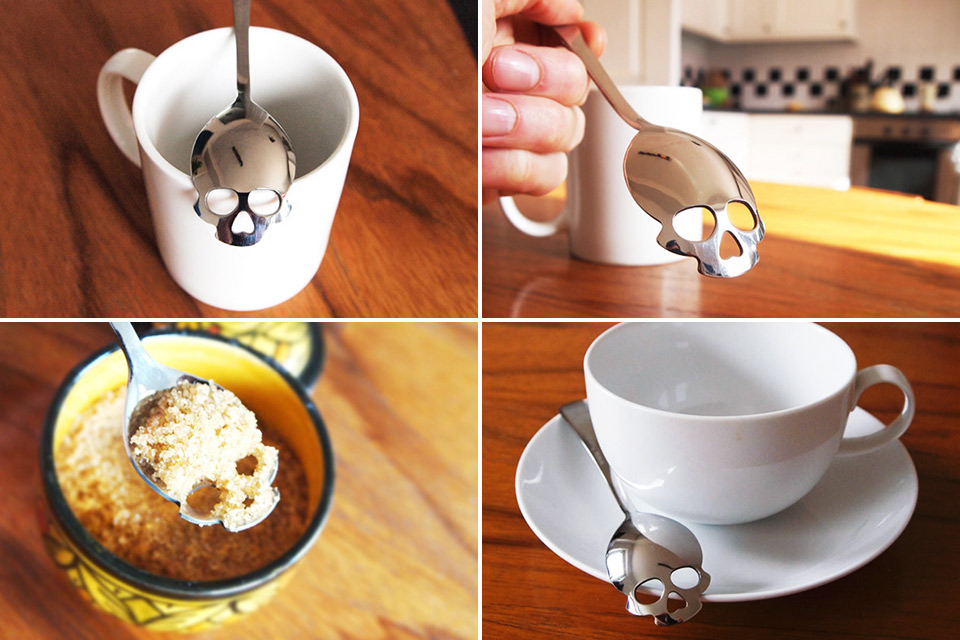 Чайная ложка Sugar Skull Spoon в форме черепа