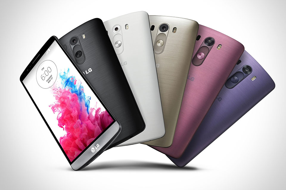 5,5-дюймовый лопатофон LG G3 с минимальными рамками вокруг QuadHD-дисплея