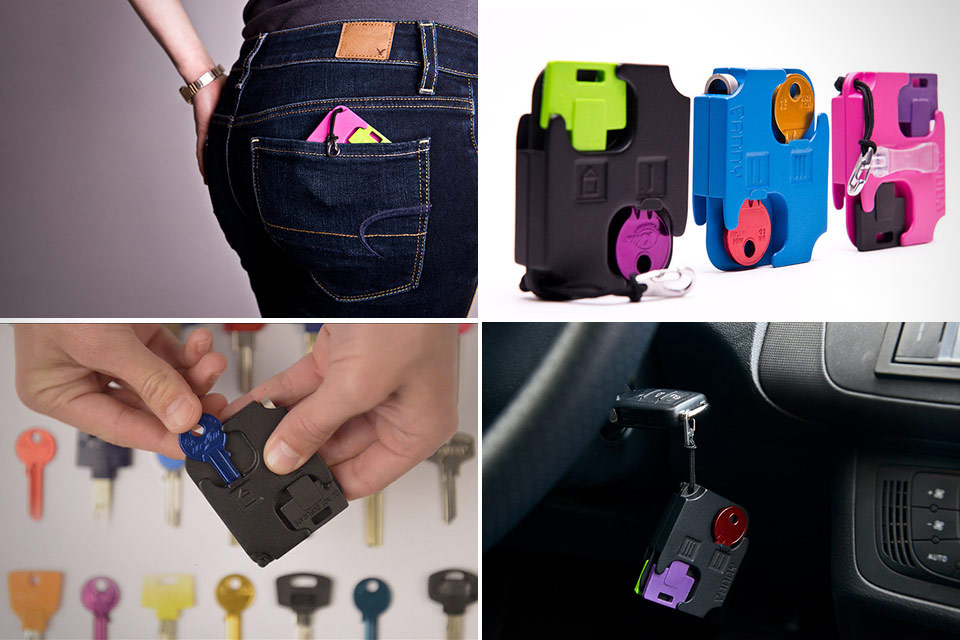 Удобный пластиковый ключник Panny Key