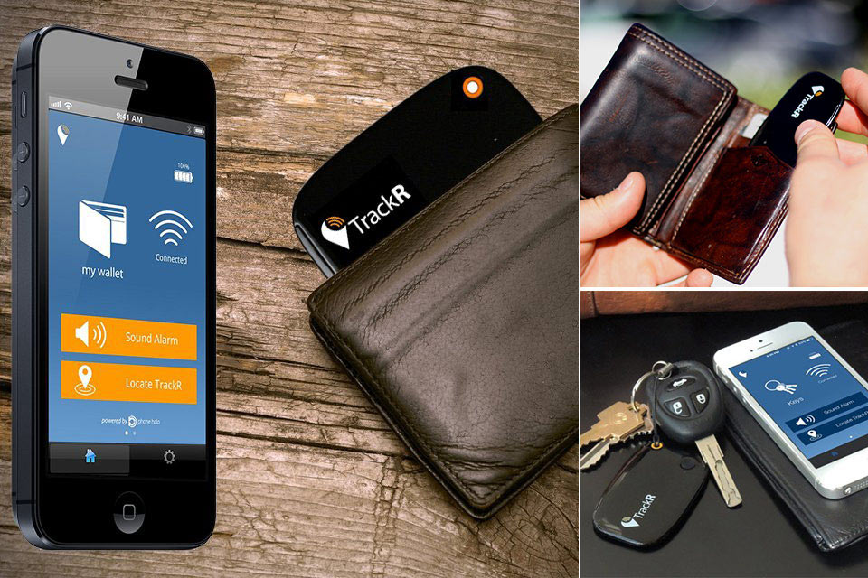 Следящее устройство Wallet TrackR для кошелька и других личных вещей