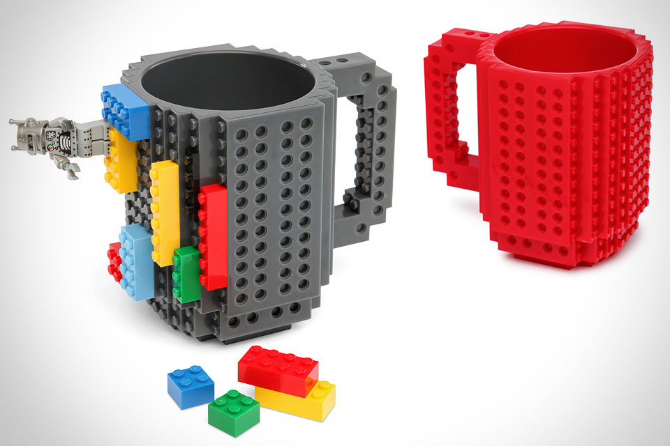 Кружка Build-On Brick Mug в стиле Lego
