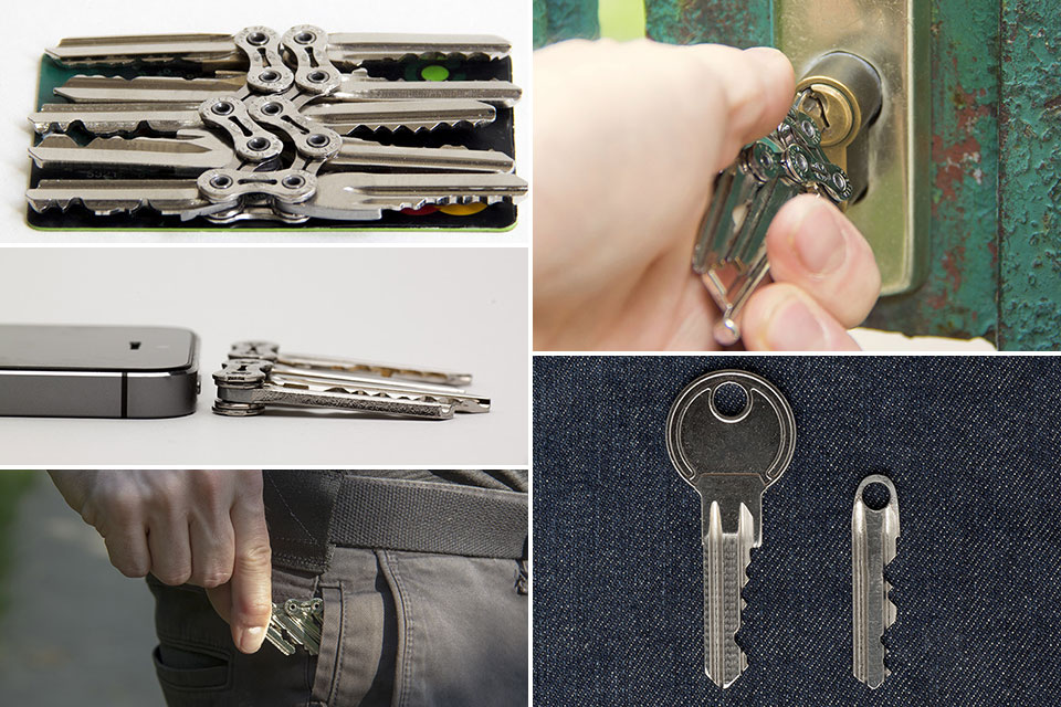 Кольцо для ключей Tik Keychain из велоцепи