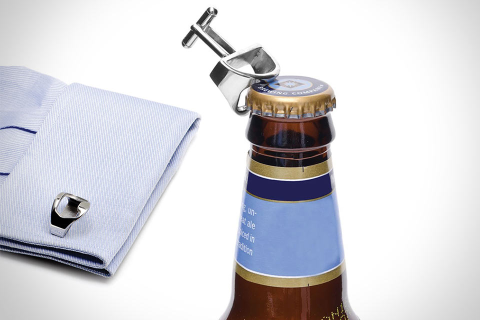Запонки French Cuff Bottle Openers с открывашкой