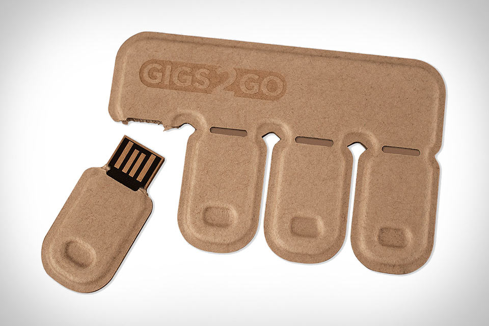 Флеш-драйв Gigs 2 Go из бумаги