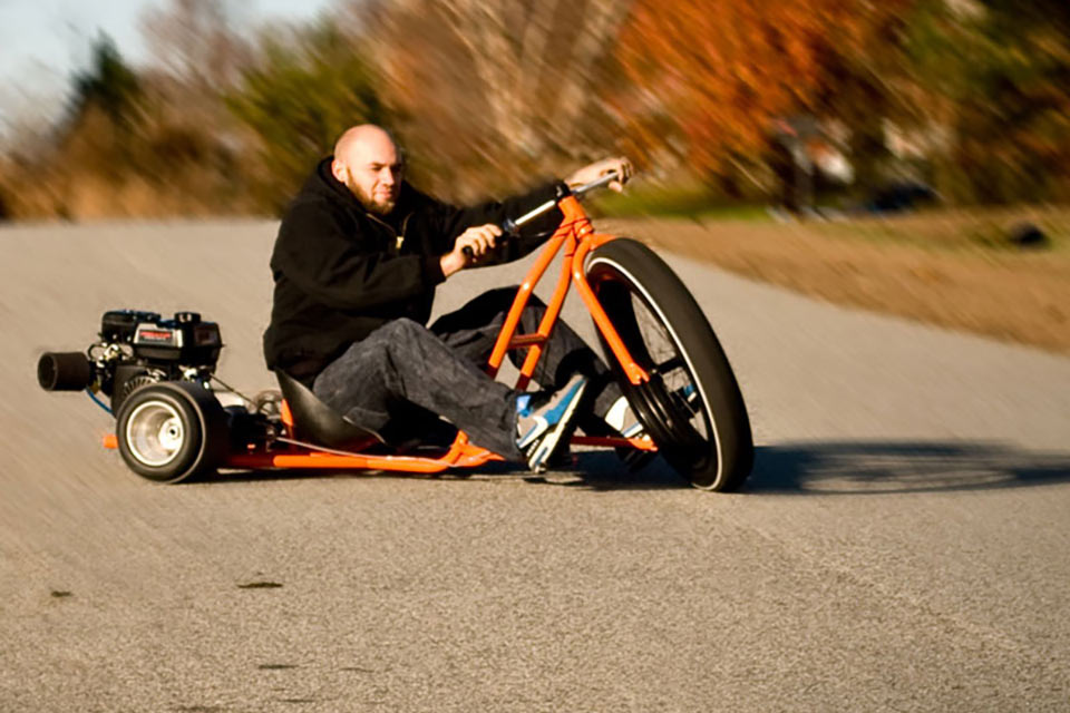 Трицикл для дрифтинга Big Wheel Drift Trike из легированной стали