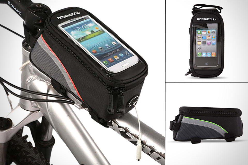 Велосипедная сумка Roswheel Toptube Bag с окошком для смартфона
