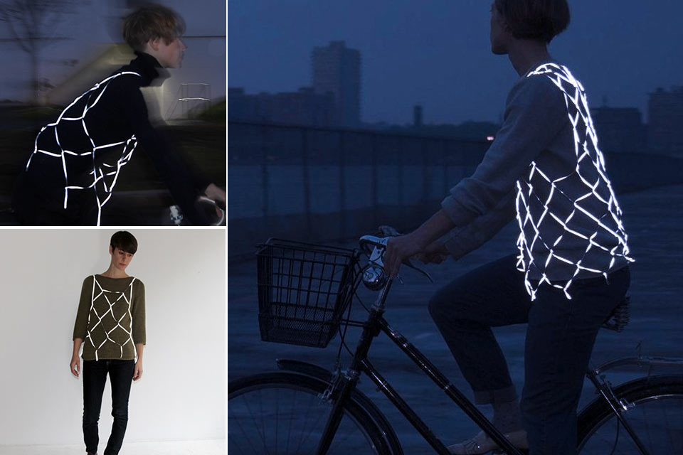 Светящийся жилет Lighting Vest для велосипедистов