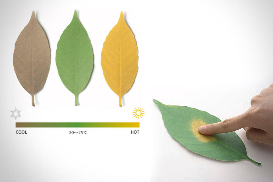 Комнатные термомеры Leaf Thermometer в форме листьев