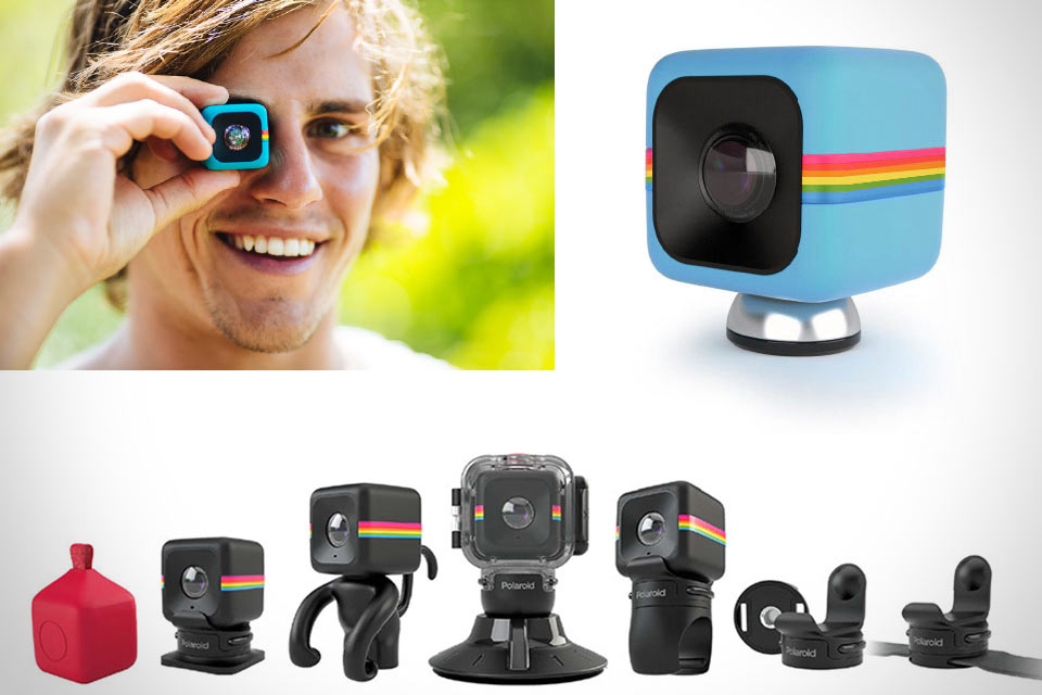 Миниатюрная экшн-камера Polaroid CUBE в форме кубика