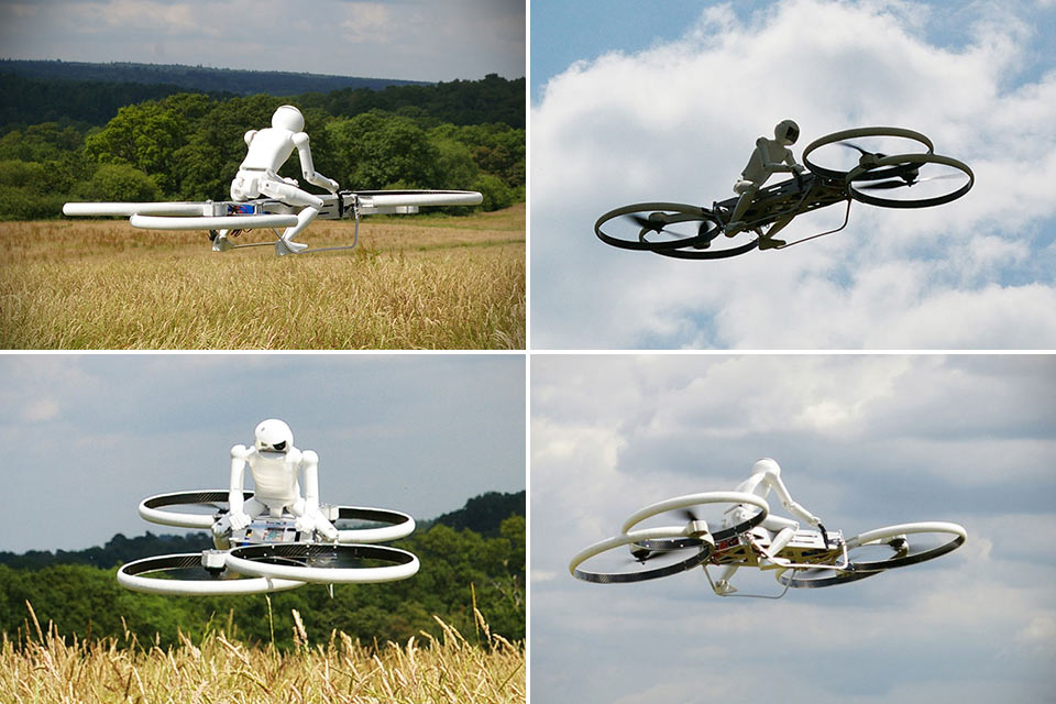 Предвестник настоящего ховербайка Hoverbike Drone