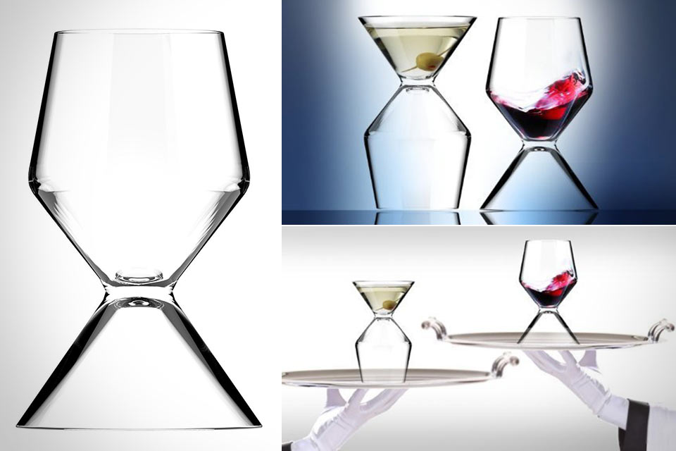 Универсальный бокал Asobu Vino-Tini для мартини и вина