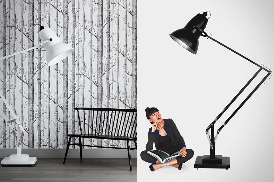 Напольная лампа Giant 1227 в форме классической настольной Anglepoise