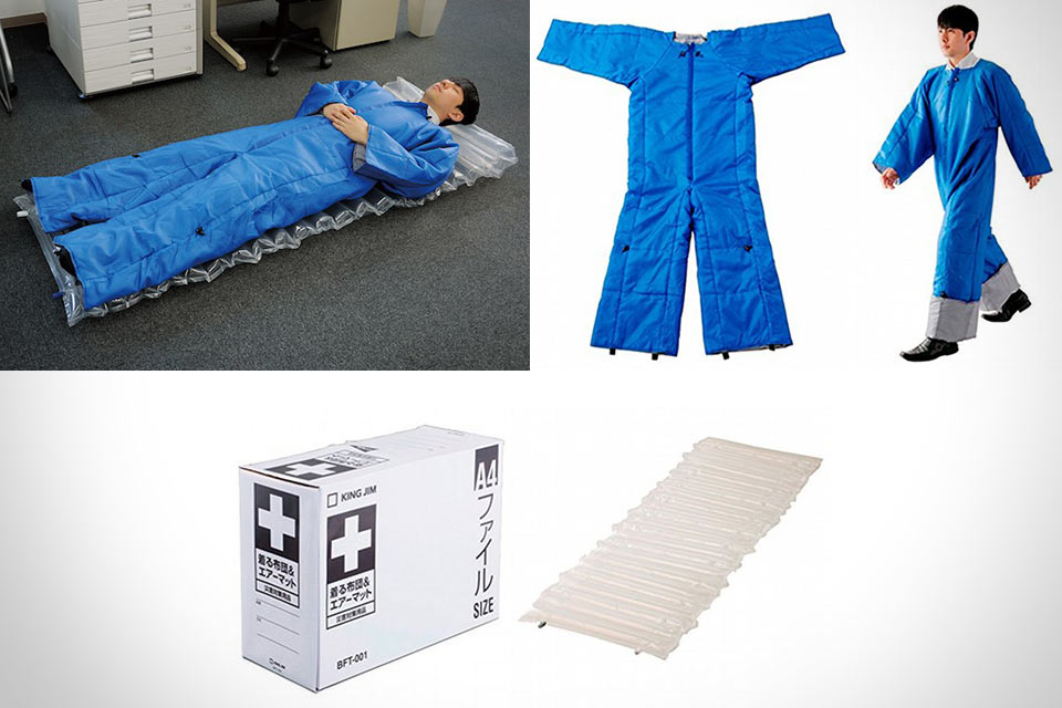 Японский носимый спальник-матрац King Jim Futon Air Mat