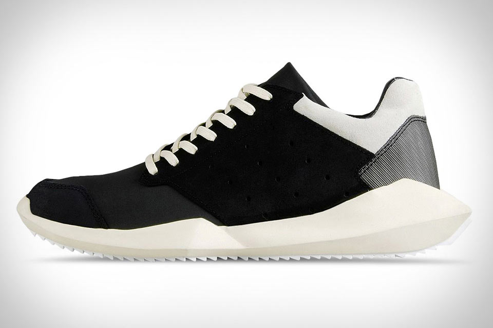 Дизайнерские кроссовки Adidas Rick Owens Tech Runner со странной формой