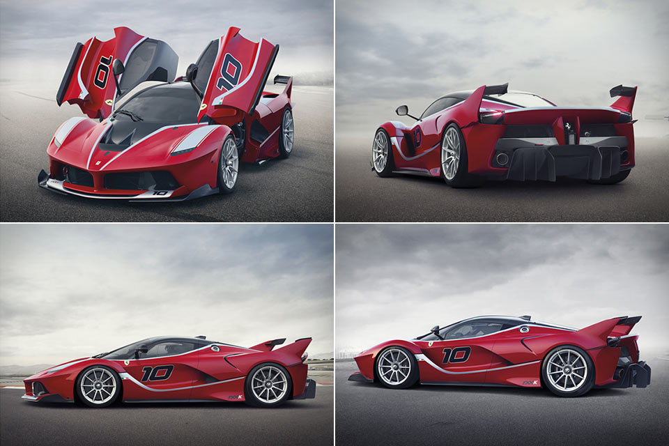 Гиперкар Ferrari FXX K с гибридным 1050-сильным двигателем