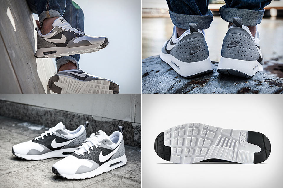 Кроссовки Nike Air Max Tavas с необычной комбинацией материалов