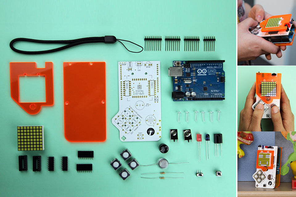 Игровая консоль DIY Gamer Kit для самостоятельной сборки