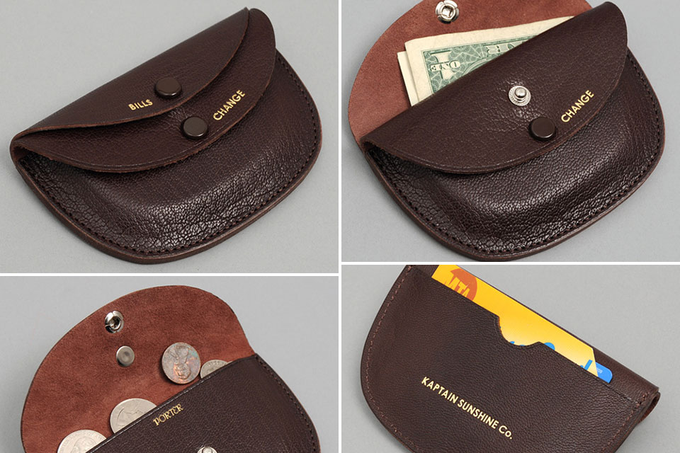 Винтажный кошелек Porter & Co Round Wallet