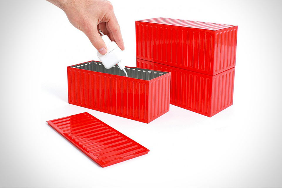 Коробка для всяких мелочей Doiy Container Box в форме грузового контейнера