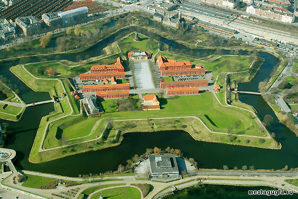 Крепость Копенгагена в виде звезды
